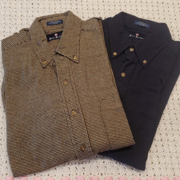 bill blass Other - BUNDLED Bill Blass Men's flannel shirts. Sz L